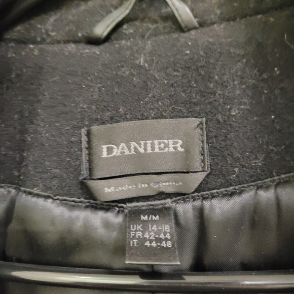 Wool and leather coat - Picture 2 of 3